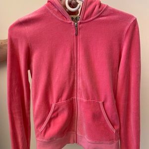 Juicy Couture Pink Velour Jacket - Women’s Medium